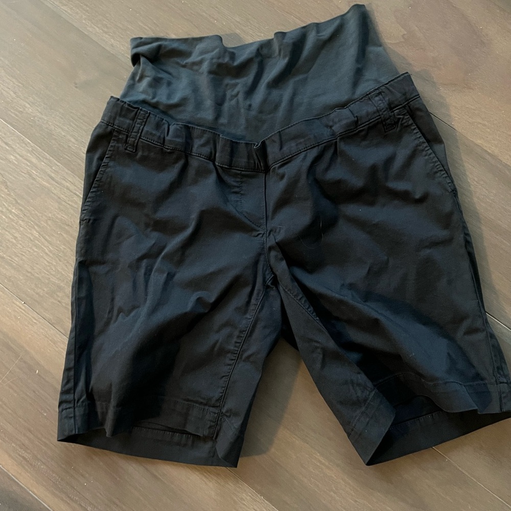 Dark Blue Maternity Shorts